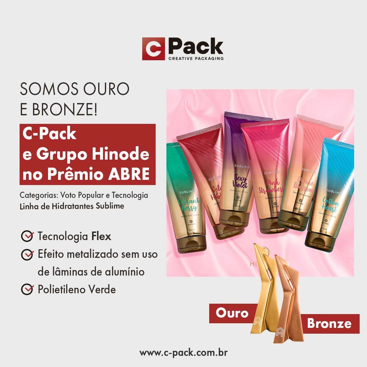 Somos Ouro e Bronze – Prêmio ABRE 2021